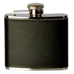 Basic Nature Flasque portative en cuir