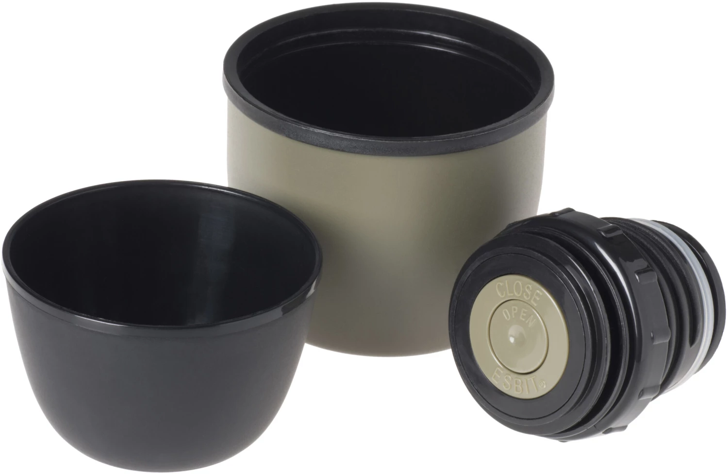 Esbit Bouteille isotherme 1,0l, olive 2 Esbit Bouteille isotherme 1,0l, olive – Image 2