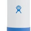 Hydro Flask Wide Mouth Bouteille avec couvercle paille et Boot 591ml Enfant, turquoise/blanc