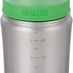 Klean Kanteen Biberon 266ml débit moyen Enfant, argent/vert