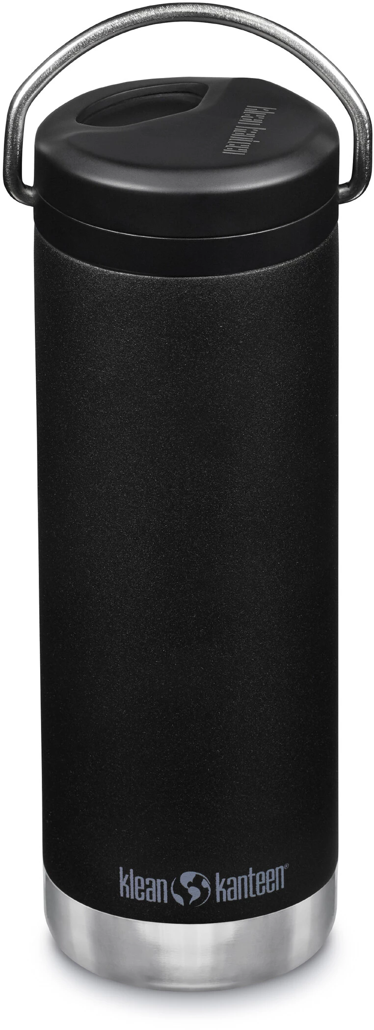 Klean Kanteen TKWide VI Bouteille 473ml avec bouchon café, argent 3 Klean Kanteen TKWide VI Bouteille 473ml avec bouchon café, argent – Image 3