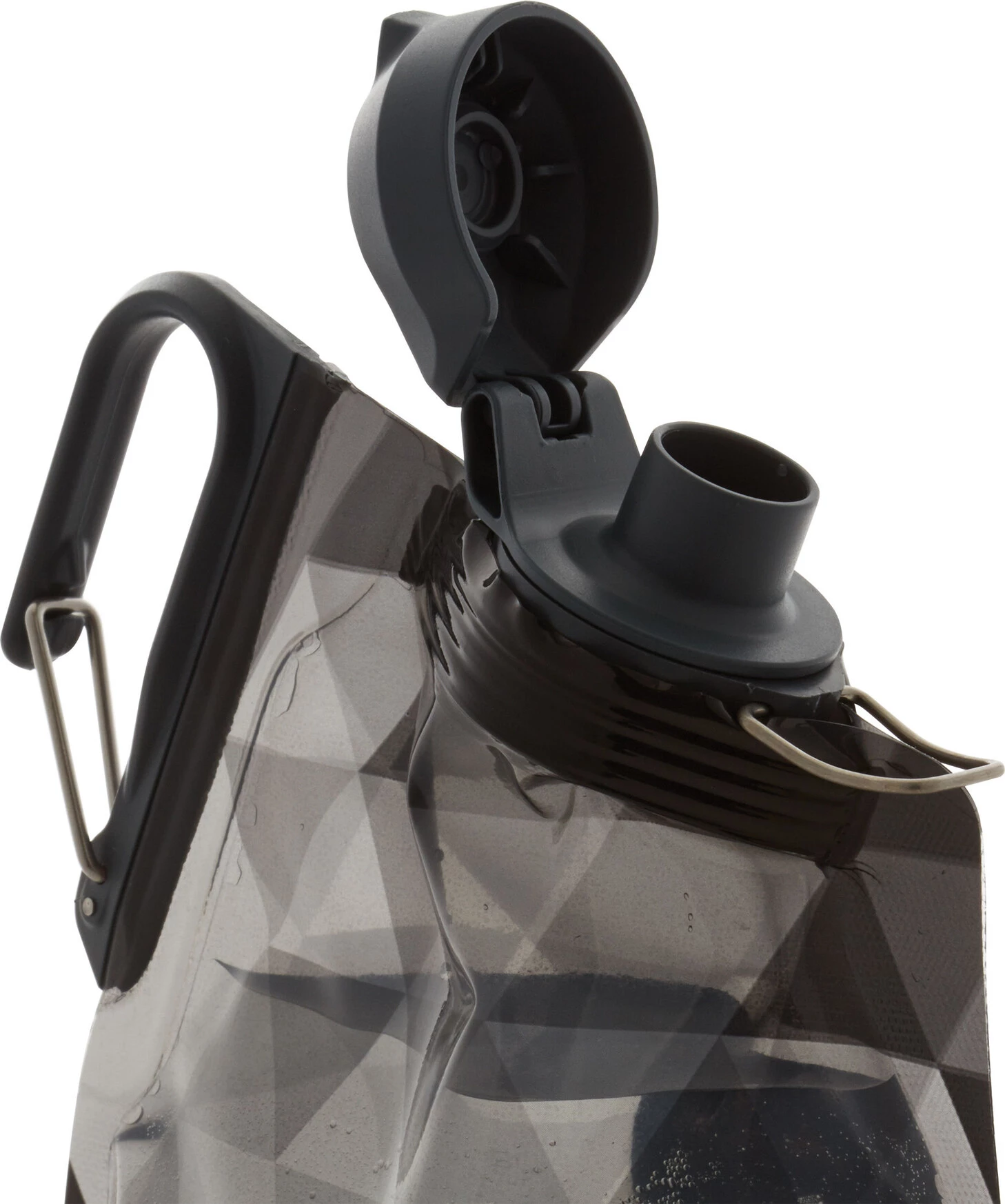 Platypus DuoLock Gourde souple 1000ml, gris/bleu 3 Platypus DuoLock Gourde souple 1000ml, gris/bleu – Image 3