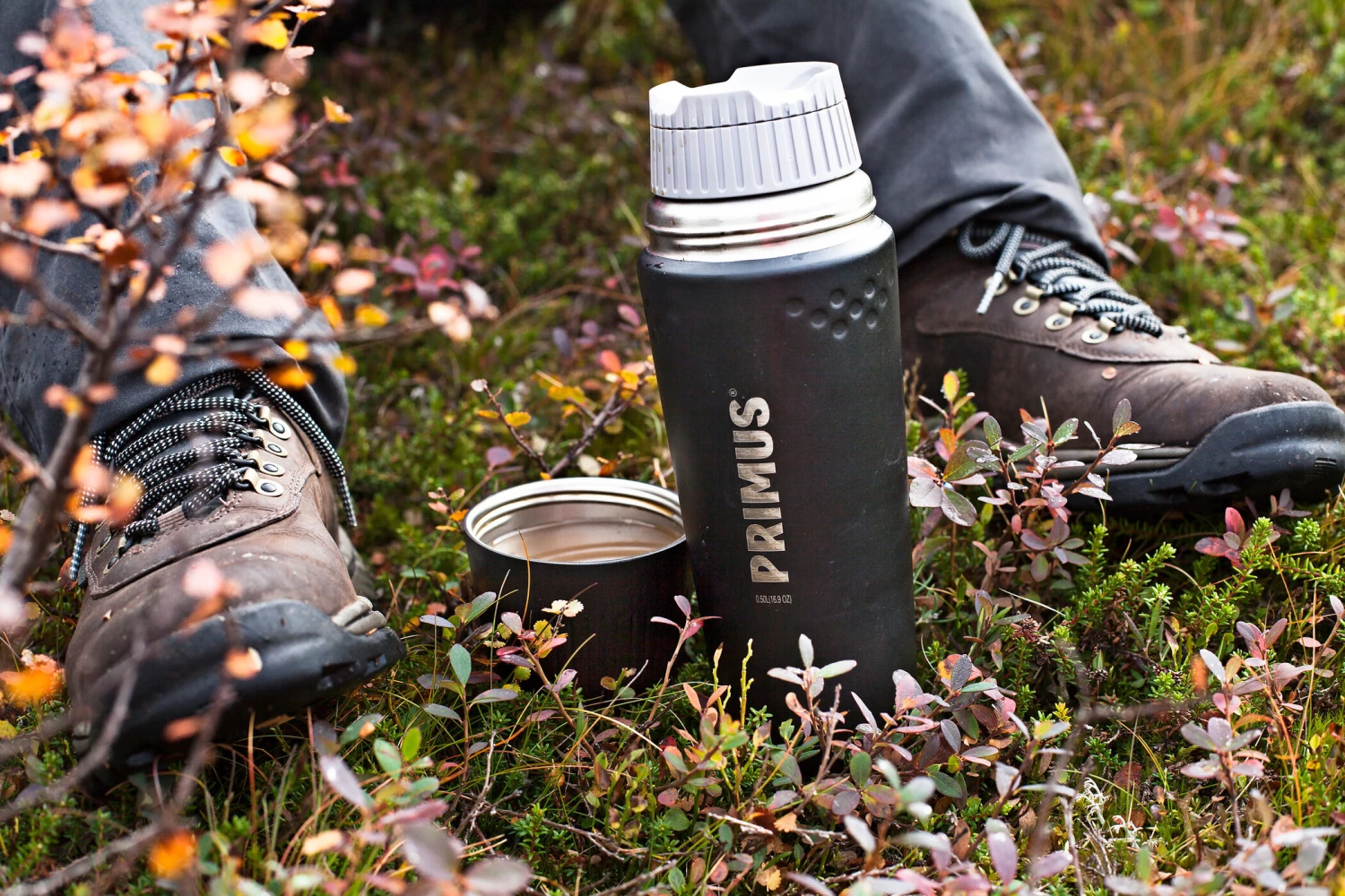 Primus TrailBreak Bouteille isotherme 750ml, gris 4 Primus TrailBreak Bouteille isotherme 750ml, gris – Image 4