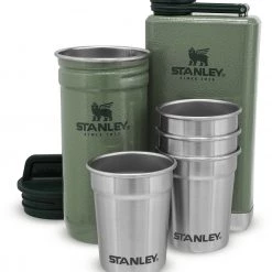 Stanley Adventure Shot & Flask Gift Set 236ml, argent/noir