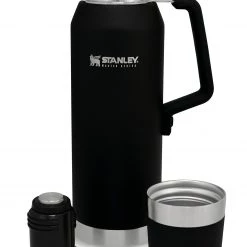 Stanley Unbreakable Master Series Thermal Bottle 1,3l, noir/argent -Gourdes Soldes 2022 stanley unbreakable master series thermal bottle 13l matte black 2