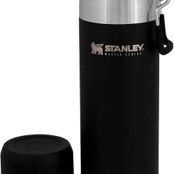 Stanley Unbreakable Master Series Vacuum Water Bottle 650ml, noir/argent -Gourdes Soldes 2022 stanley unbreakable master series vacuum water bottle 650ml matte black 3
